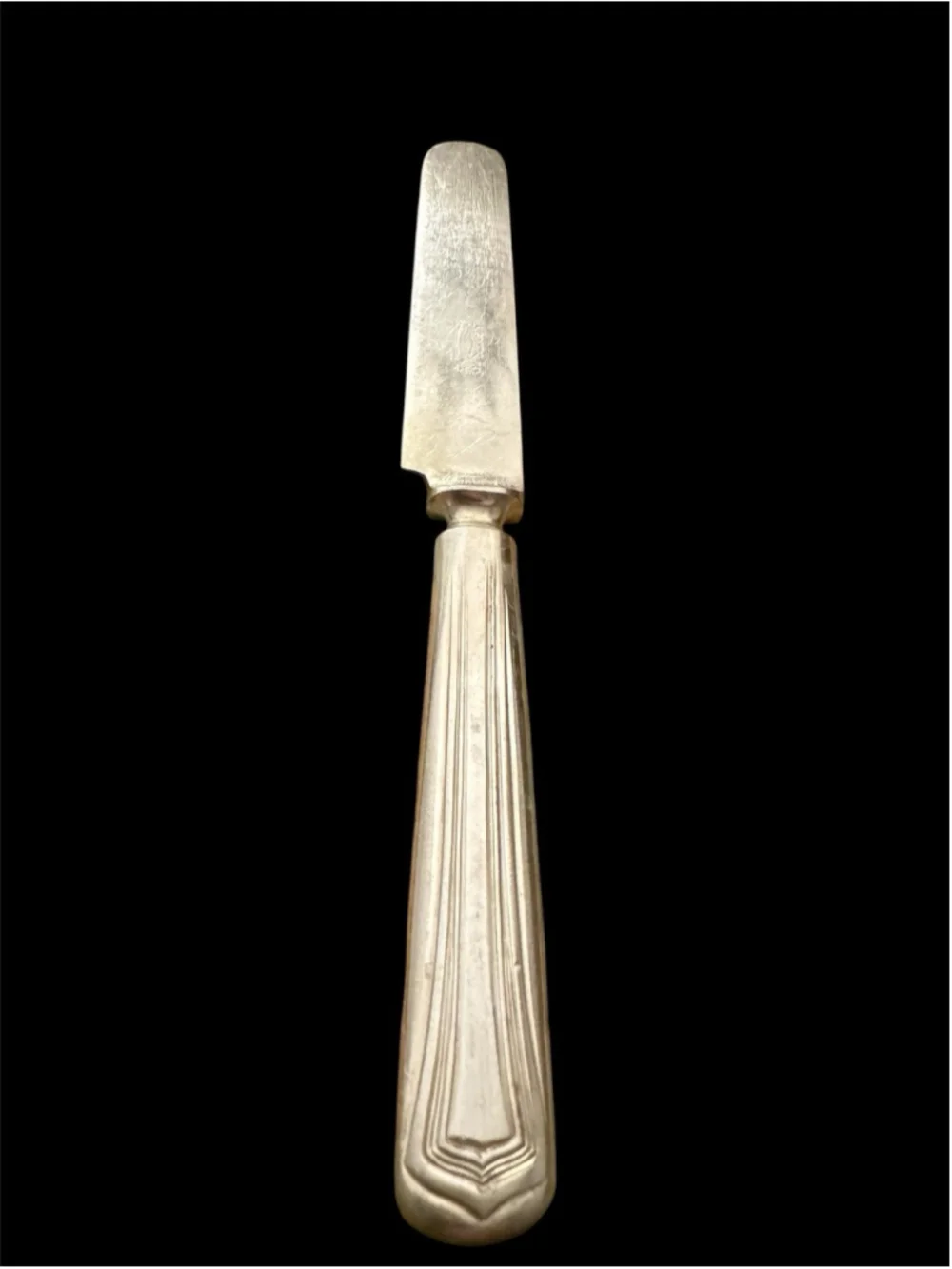 6 Rogers 1881 “Scotia” Dinner Knives – 12 DWT Silverplate – Vintage – Very Good